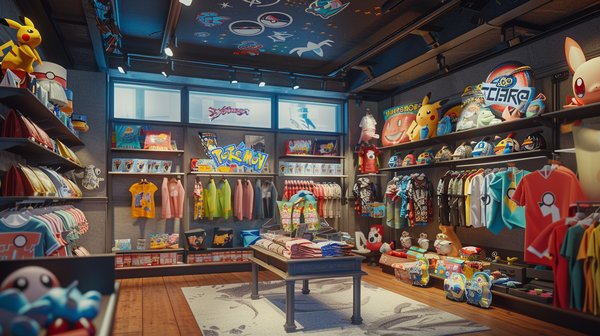 Découvrez la boutique pokémon: vêtements, jouets et accessoires
